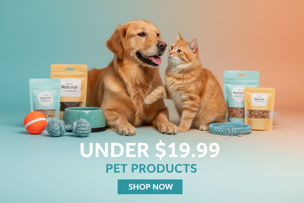 Under 19.99$ IN Pet Products
