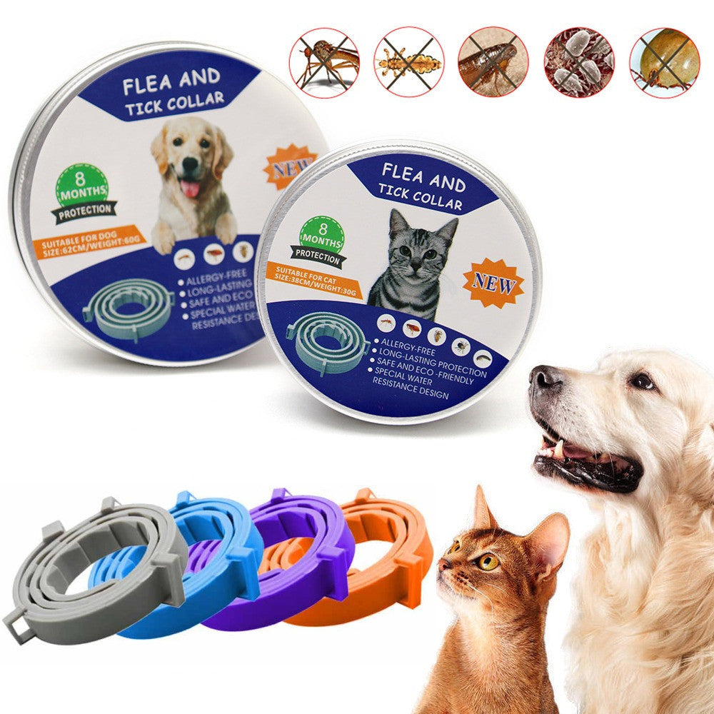 PetPal Adjustable Silicone Collar - Insect-Repellent & Mosquito-Proof Protection for Dogs & Cats