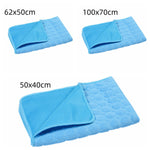 ChillPaws Ice Silk Summer Mat - Ultra-Cooling Comfort for Happy Pets