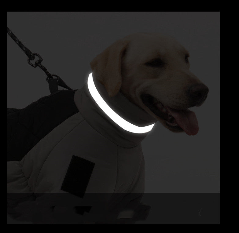 Reflective Thickened Dog Winter Jacket – Warm Pet Coat