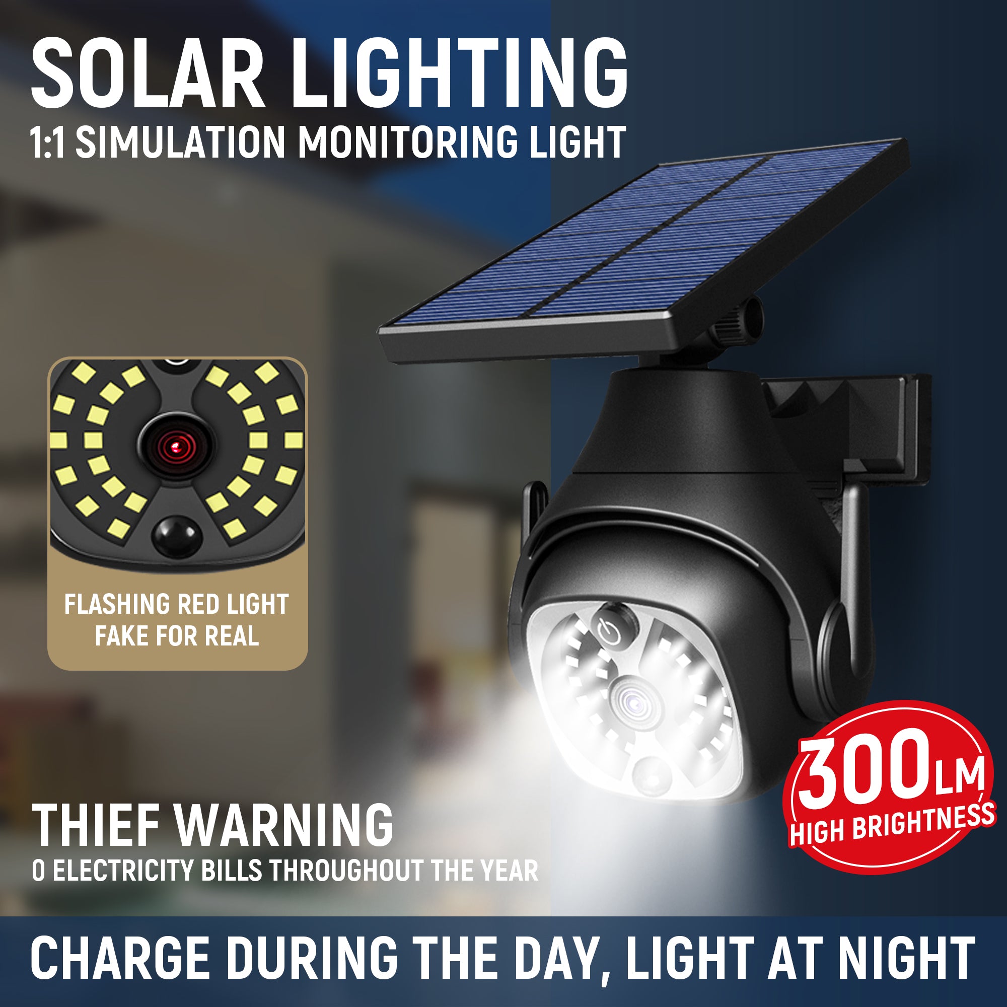Luces solares para patio exterior, luces domésticas, luces con sensor de movimiento, farolas impermeables para exteriores, luces solares para pared de balcón