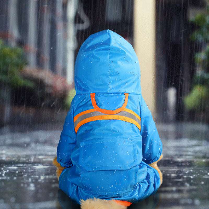 Reflective Dog Raincoat – Waterproof Pet Rain Jacket