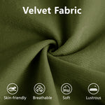 Over Size Modern Two-seater Sofa With Ottoman, Velvet 2-Seater With Round Bolster Armrests,With Waist Pillow And Throw Pillows,Small L Shape Sofa For Living Room, Reading Room  Olive Green