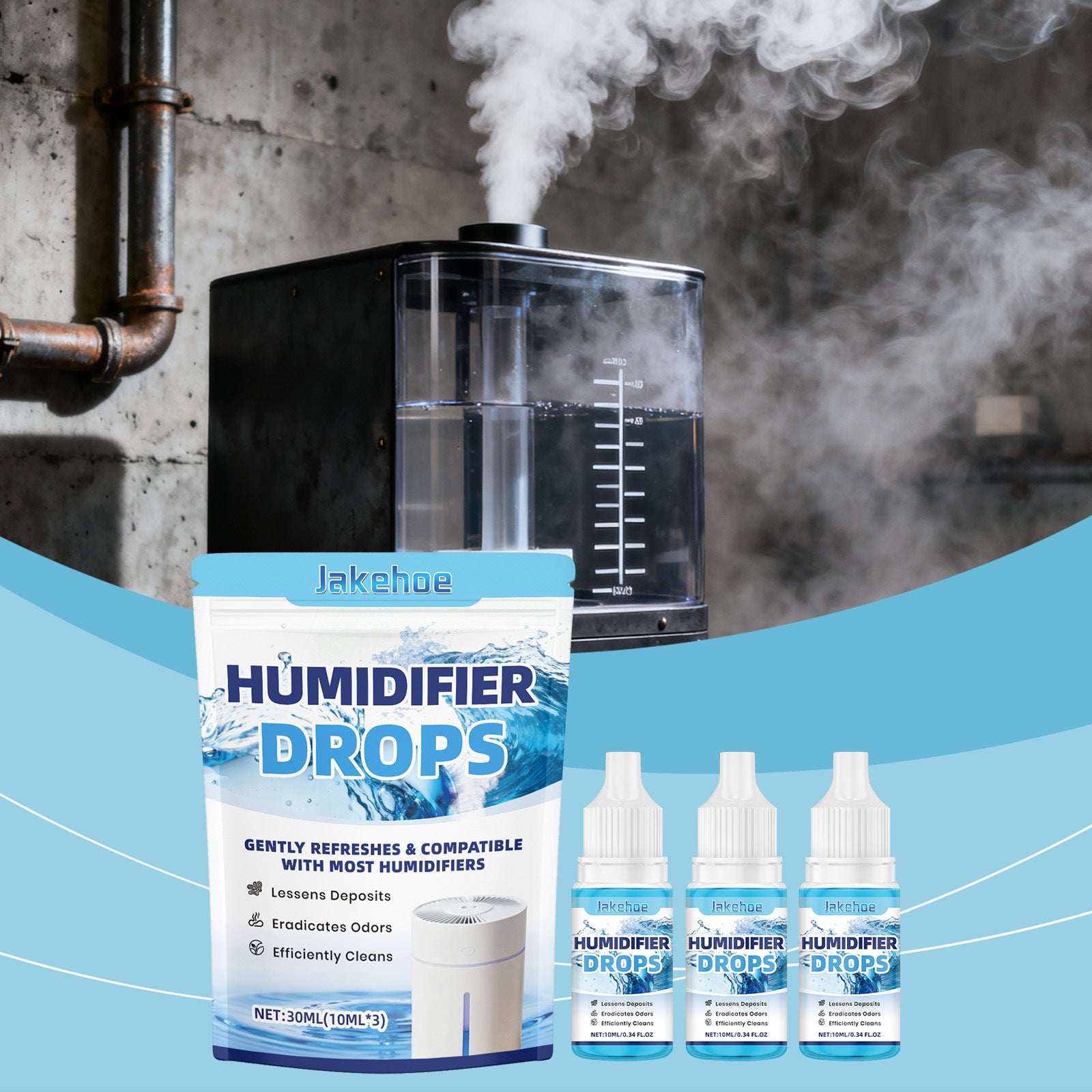 Limpiador de humidificador para purificar el aire en salas de estar y dormitorios