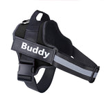 Pawfect Fit Personalized No-Pull Reflective Adjustable Dog Harness for Small & Large Dogs with Custom Patch