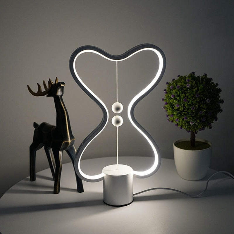 7 couleurs balance lampe LED veilleuse USB alimenté décor à la maison chambre bureau Table veilleuse lumière