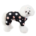 Polka Dot Four-Leg Cotton Dog Winter Coat – Warm Pet