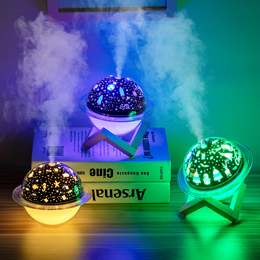 Nuevo Humidificador de Proyección Lámpara Humidificador de Escritorio para Dormitorio