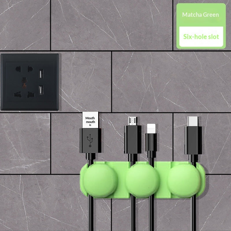 Simple Tangle-Proof Cable Organizer For Data Cables