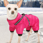 Furry Friends Cozy Windproof Thickened Four-Legged Pet Jacket