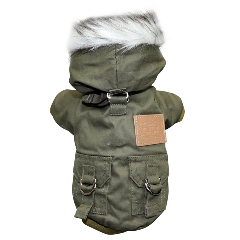 Double-Layer Fleece Dog Jacket – Warm Winter Pet Coat