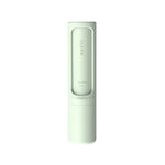 Light green reusable pet hair remover lint roller brush with self-cleaning head