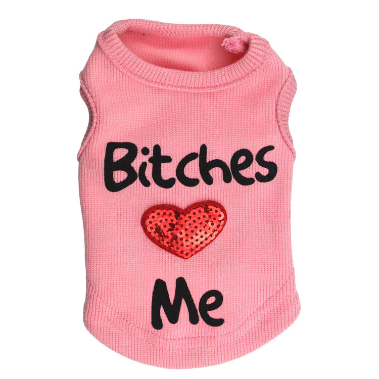 "Pretty Girls Love My Pet" Dog Vest – Cute Pet Clothing
