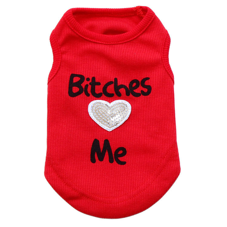 "Pretty Girls Love My Pet" Dog Vest – Cute Pet Clothing