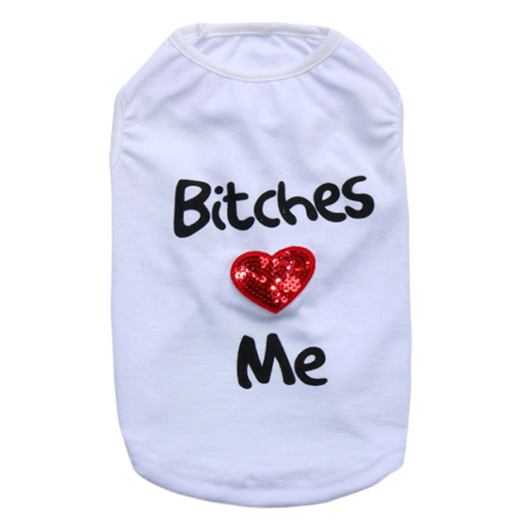 "Pretty Girls Love My Pet" Dog Vest – Cute Pet Clothing