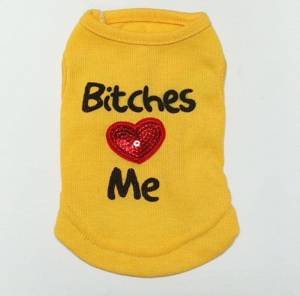 "Pretty Girls Love My Pet" Dog Vest – Cute Pet Clothing