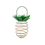 Luces solares impermeables de jardín con forma de piña para exteriores, luces de camino, luces de hadas colgantes, decoración de cadena de luces LED solares cálidas
