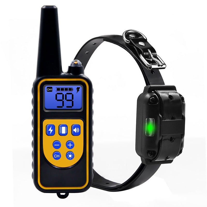 PawTech Remote Control Dog Training Collar with Adjustable Sensitivity & Vibration Mode