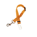 Adjustable Reflective Dog Seat Belt – Elastic Safety Harness for Car Travel