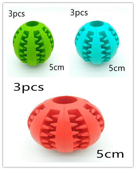 Pet Slow Feeder Dog Toy – Non-Toxic Rubber Treat Ball