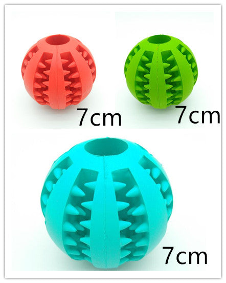 Pet Slow Feeder Dog Toy – Non-Toxic Rubber Treat Ball