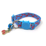 Pet Print Cat Collar - Stylish & Unique Design for Your Feline Friend