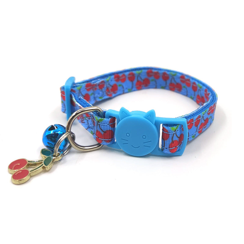 Pet Print Cat Collar - Stylish & Unique Design for Your Feline Friend