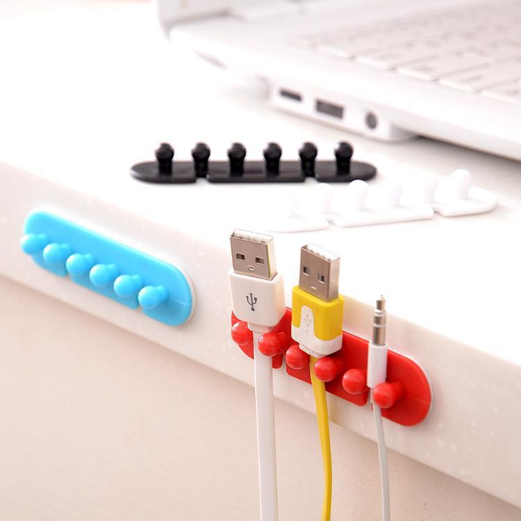 2 Pack Plugs  Wire Arrangement, Fixing Clips  Viscose Hub  Power Cord Winder  Buckle Cable Organizer