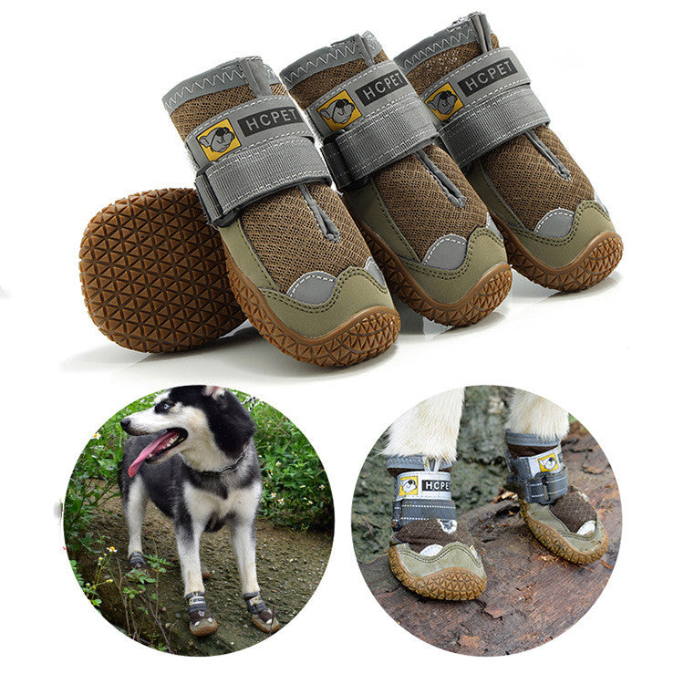 Zapatos de verano transpirables para perros - Calzado antideslizante para mascotas