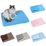 ChillPaws Ice Silk Summer Mat - Ultra-Cooling Comfort for Happy Pets