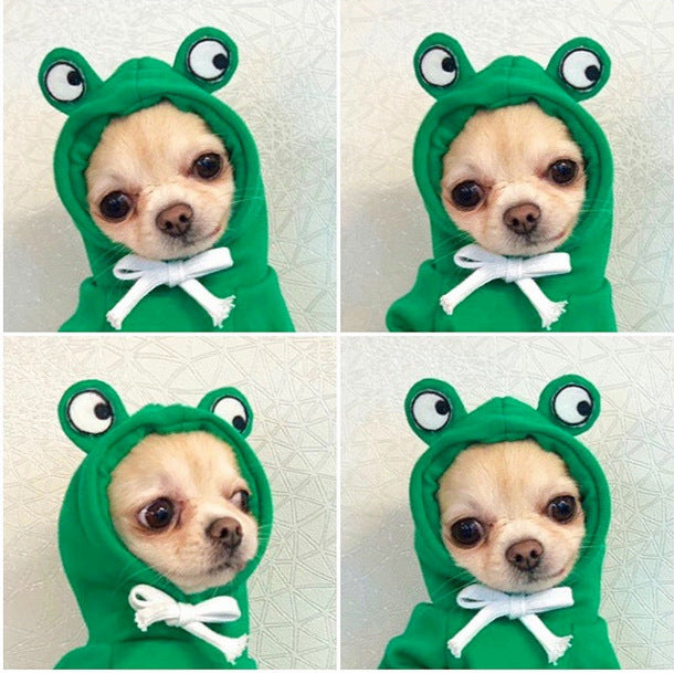 CutePaws Cozy Fleece Hoodies for Small Dogs - Stylish Winter Warmth for Frenchies & Chihuahuas