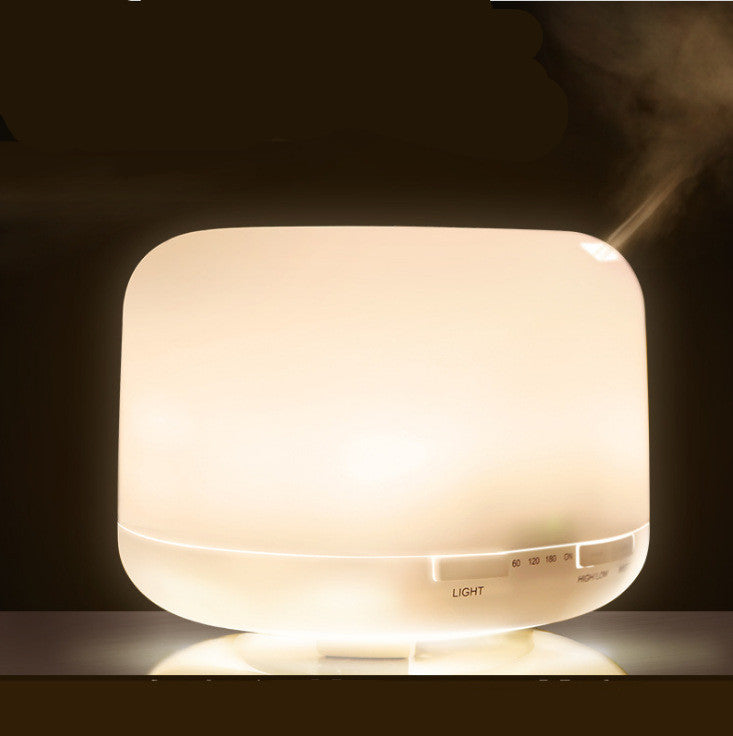 Difusor de Aroma de Lámpara de 500ml, Difusor de Fragancia de Aceites Esenciales, Humidificador Difusor Automático de Aroma