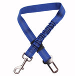 Adjustable Reflective Dog Seat Belt – Elastic Safety Harness for Car Travel
