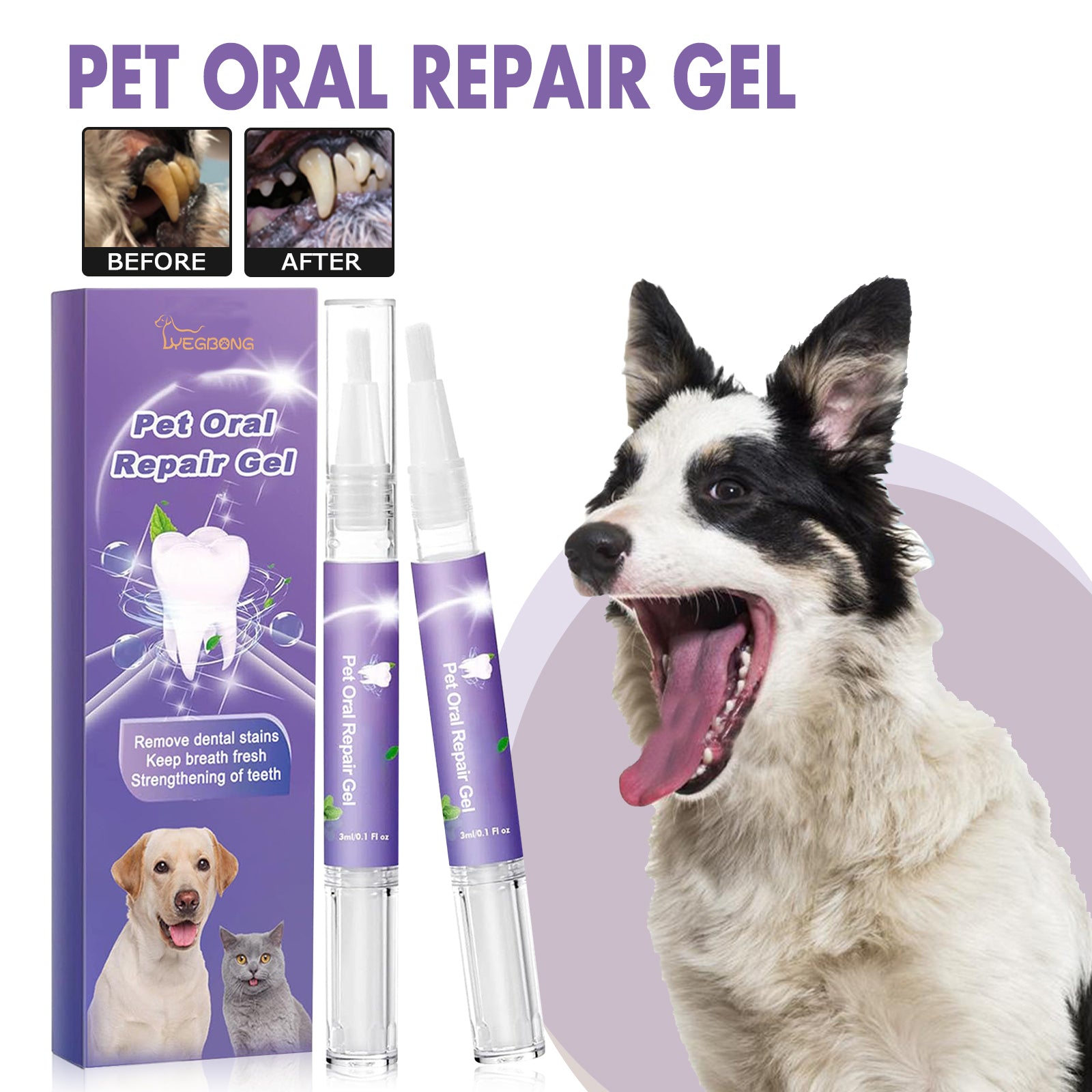 PetCare Pro Oral Repair Gel - Ultimate Dental Defense for Happy, Healthy Pets!