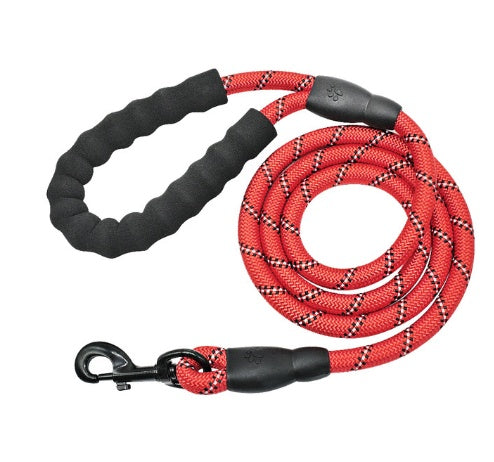 Reflective Nylon Dog Leash - Durable, Versatile Rope for Small to Large Dogs - Perfect for Walking & Training