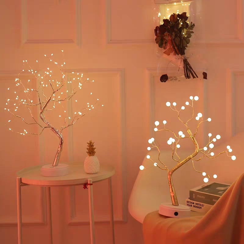 Luz de alambre de cobre LED para dormitorio