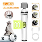 PawPerfect Electric Nail Trimmer - 3-Speed LED Precision for Hassle-Free Grooming