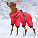 Furry Friends Cozy Windproof Thickened Four-Legged Pet Jacket