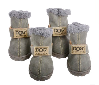 PawPal Thick Winter Dog Boots - Insulated for Ultimate Warmth and Comfort