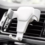 Soporte Universal de Gravedad para Teléfono, Montaje para Rejilla de Ventilación de Coche, Soporte de Metal para Móvil, Soporte GPS para Smartphone, Soporte de Cuna para Rejilla de Ventilación para Teléfono Móvil