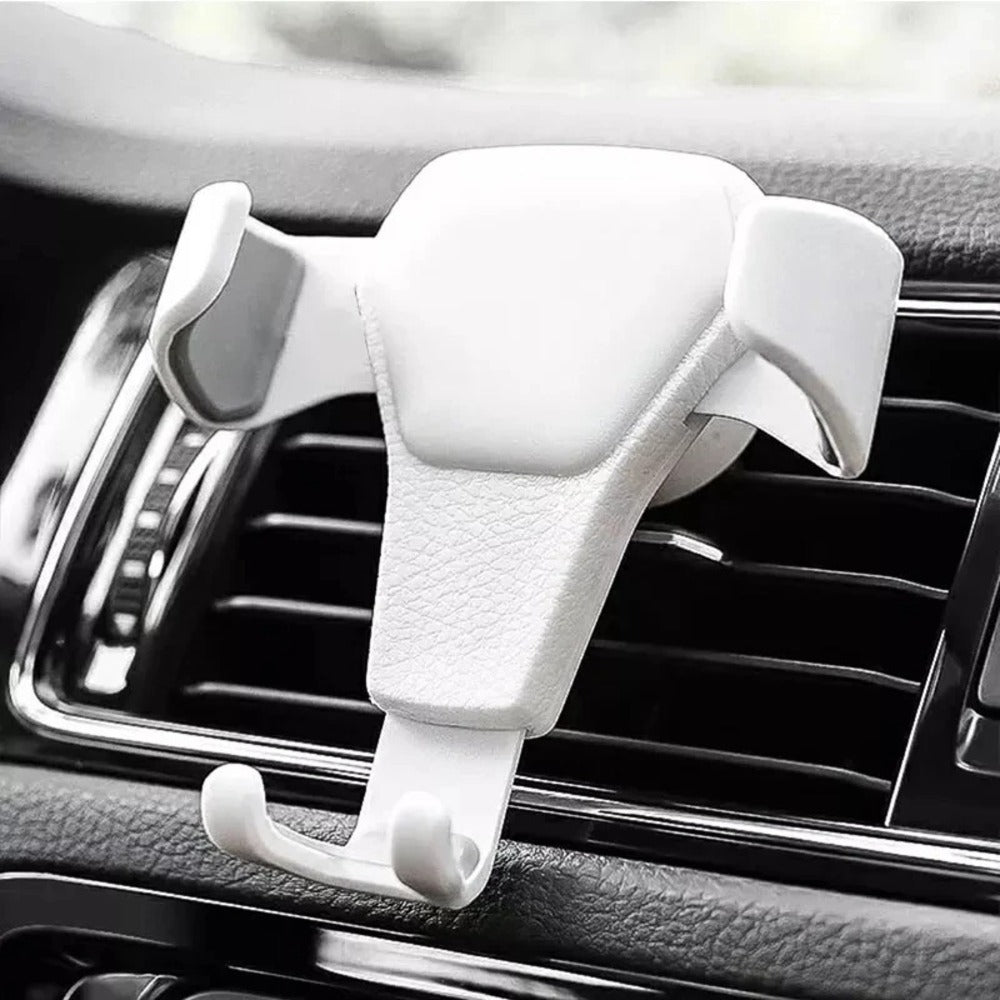 Soporte Universal de Gravedad para Teléfono, Montaje para Rejilla de Ventilación de Coche, Soporte de Metal para Móvil, Soporte GPS para Smartphone, Soporte de Cuna para Rejilla de Ventilación para Teléfono Móvil
