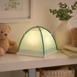 3D Printed Tent Shaped Night Light 3 Light Modes Touch Control Bedside Lamp
