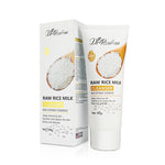 Facial cleanser tube and box, white raw rice milk, 100g