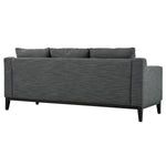 Mirod Comfy 3-seat Sofa With Wooden Legs, Modern For Living Room And Study