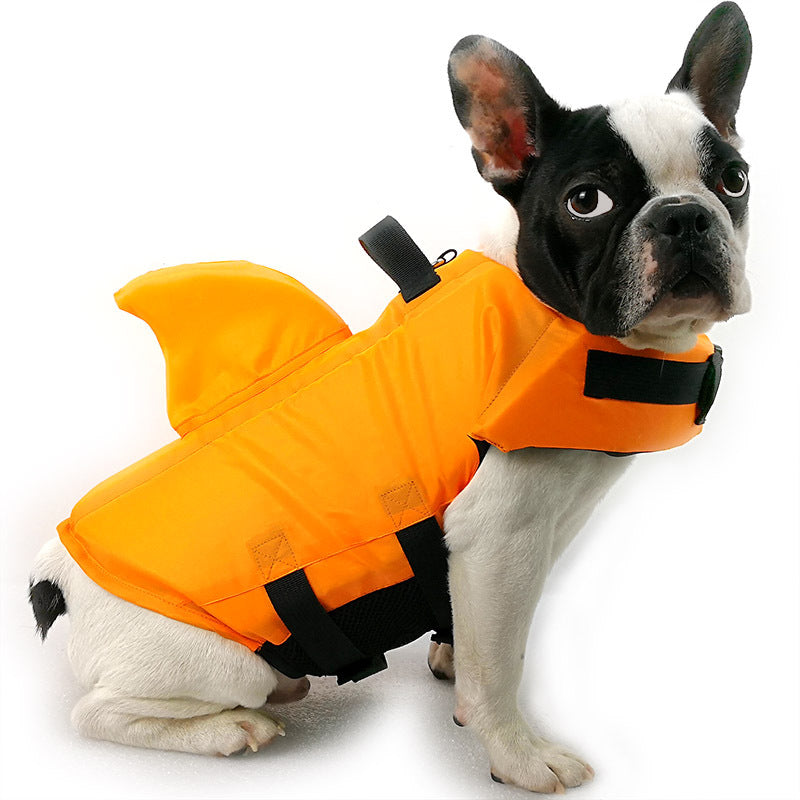 Shark Dog Life Jacket – Summer Pet Safety Swim Vest