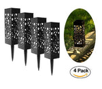 Luces solares para jardín, camino, lámpara de césped para decoración de faroles de jardín, luz de sendero exterior inalámbrica, impermeable, LED nocturna, lámpara solar