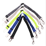 Adjustable Reflective Dog Seat Belt – Elastic Safety Harness for Car Travel