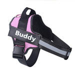 Pawfect Fit Personalized No-Pull Reflective Adjustable Dog Harness for Small & Large Dogs with Custom Patch