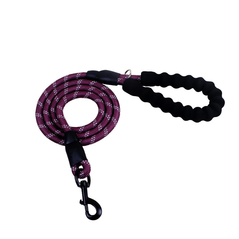 Reflective Nylon Dog Leash - Durable, Versatile Rope for Small to Large Dogs - Perfect for Walking & Training