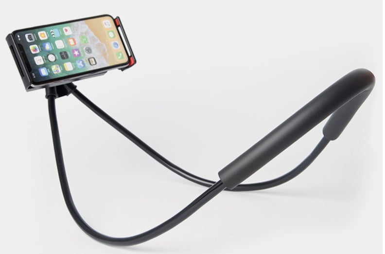 Compatible con Apple, nuevo soporte para masajeadores de cuello colgantes flexibles para teléfonos móviles, masajeadores Lazy Neck Lace Xiaomi Smartphone Stand para iPod